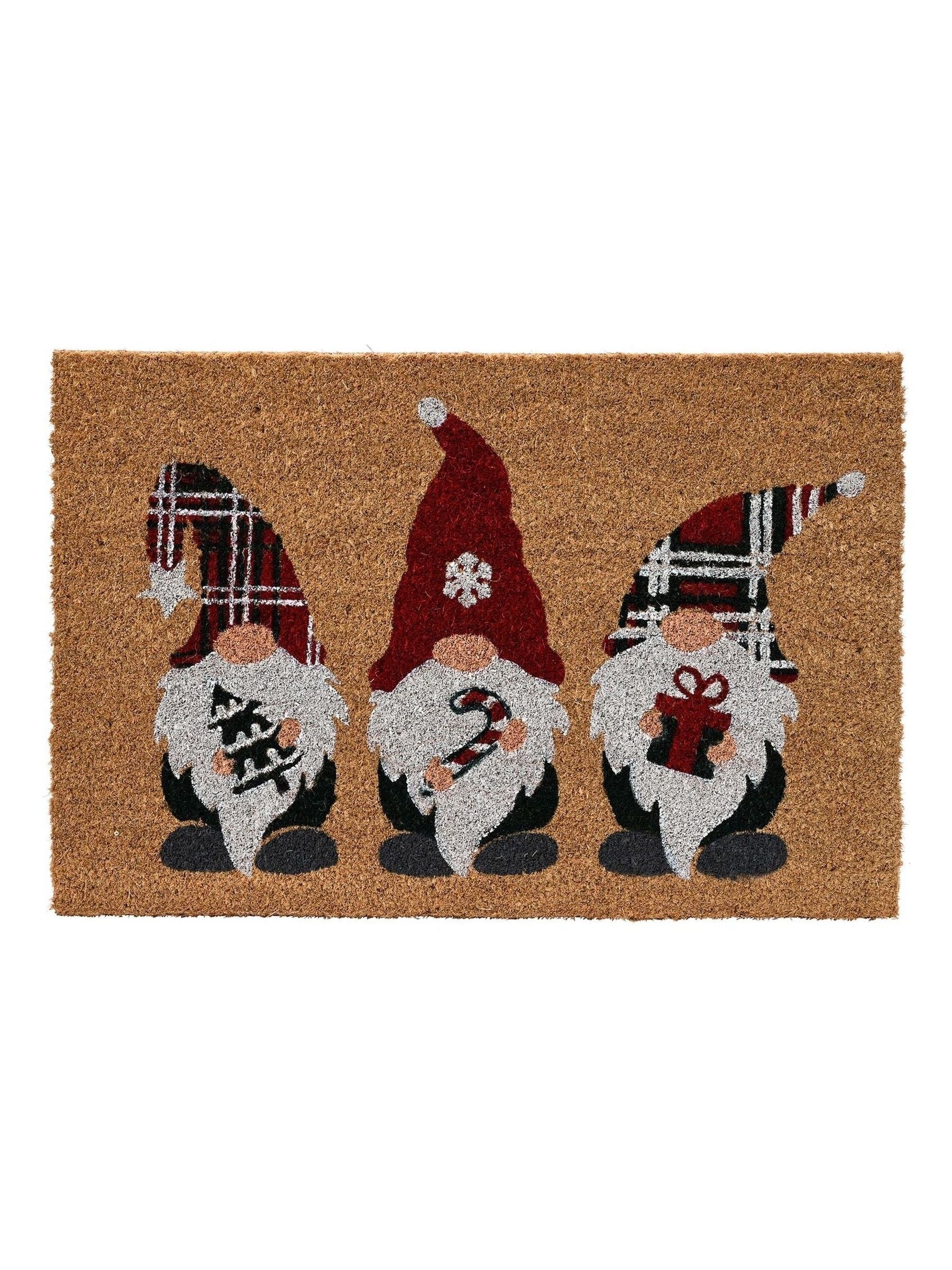 Decoris Gonk Christmas doormat 60x40cm (British brand)