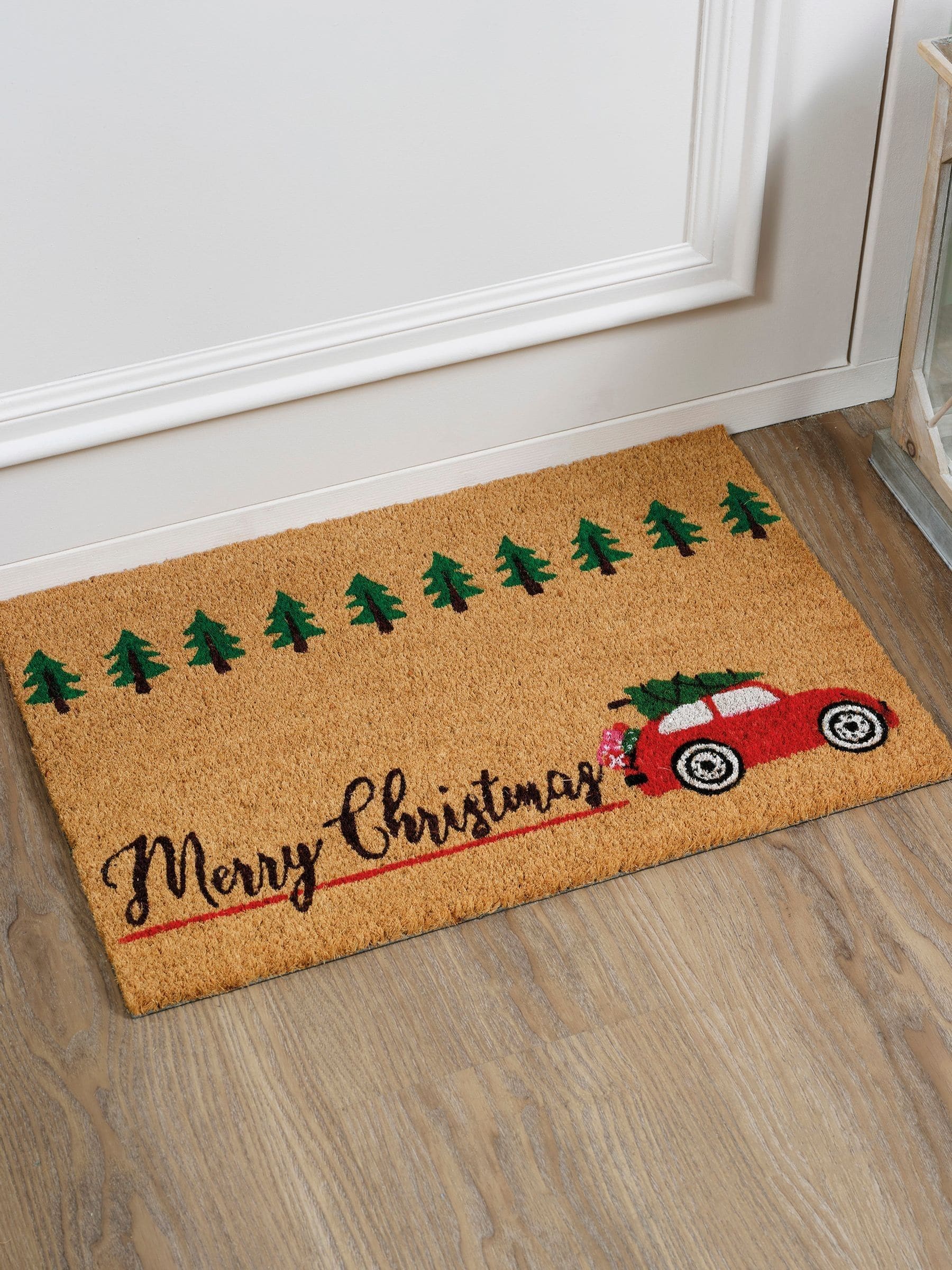 Decoris Merry Christmas coir doormat 60x40 cm - British product