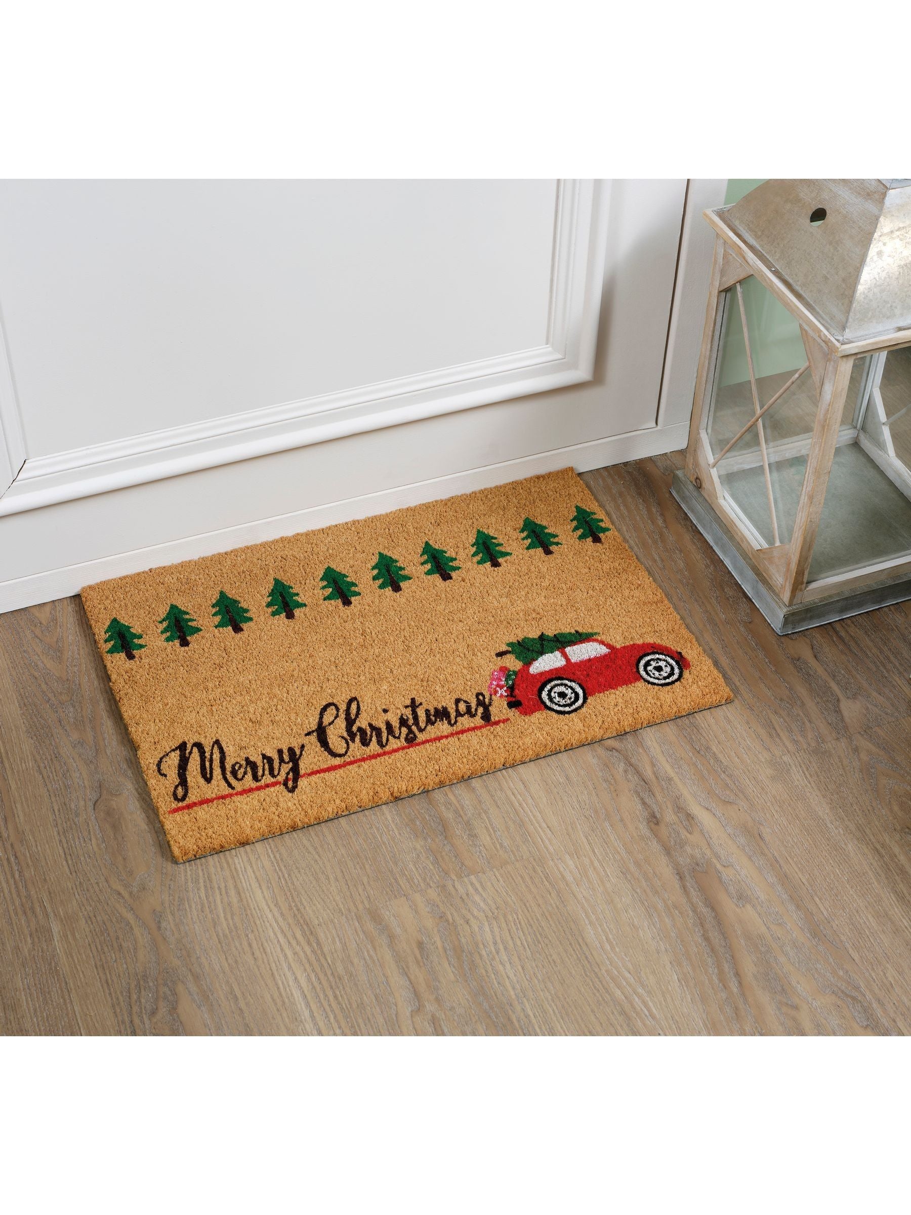 Decoris Merry Christmas coir doormat 60x40 cm - British product