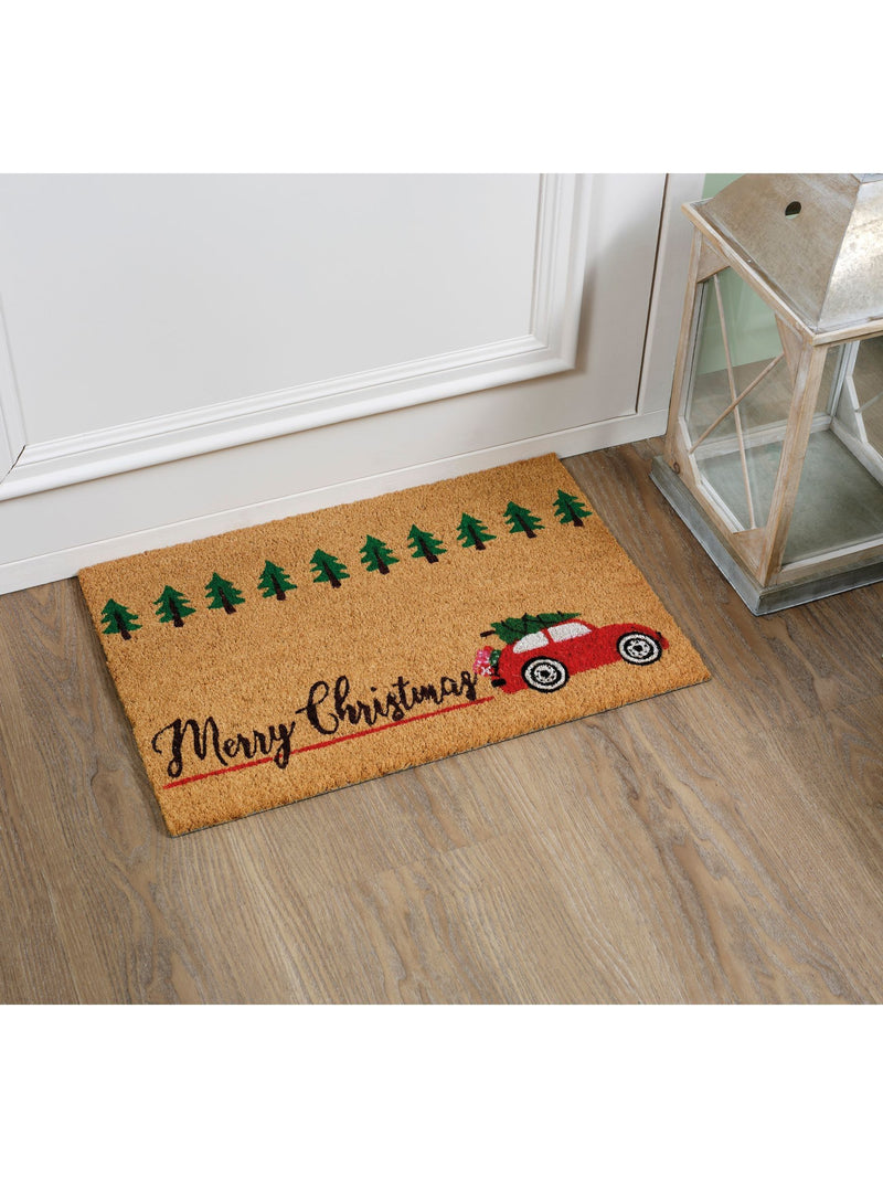 Decoris Merry Christmas coir doormat 60x40 cm - British product