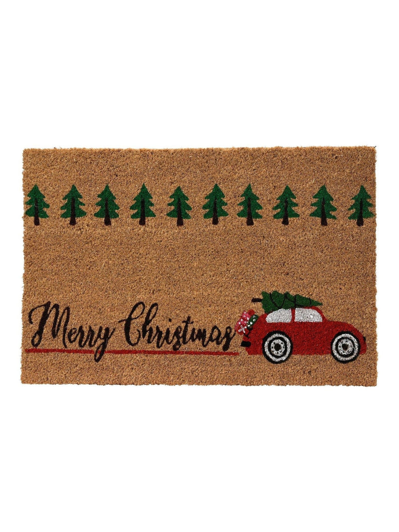 Decoris Merry Christmas coir doormat 60x40 cm - British product