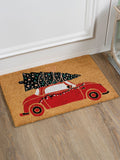 Decoris doormat car Christmas tree design 60x40 cm (British brand)