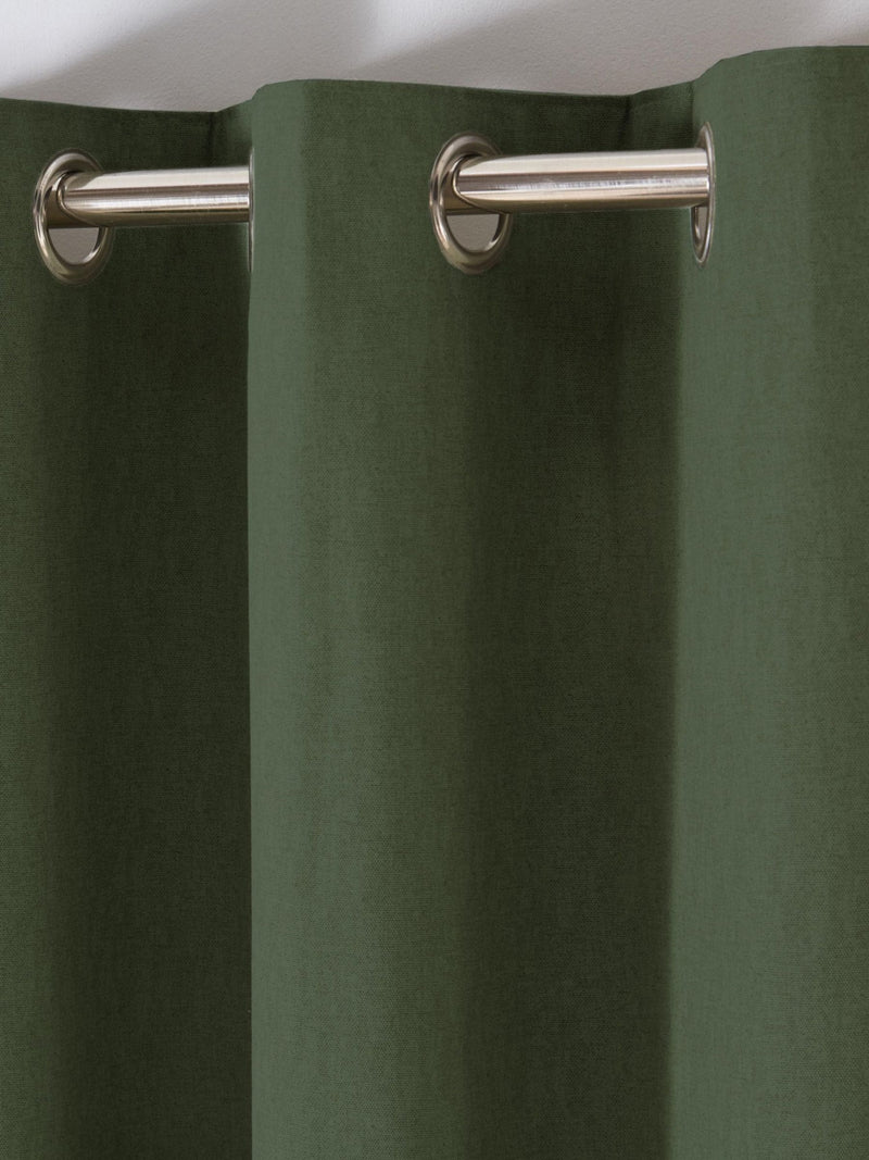 Fusion Cannes bottle green blackout curtains 229x183cm, UK version