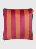 Laurence Llewelyn-Bowen pink velvet floral cushion (British brand)