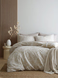 Appletree Natural Otto Textured Jacquard Duvet Cover Set