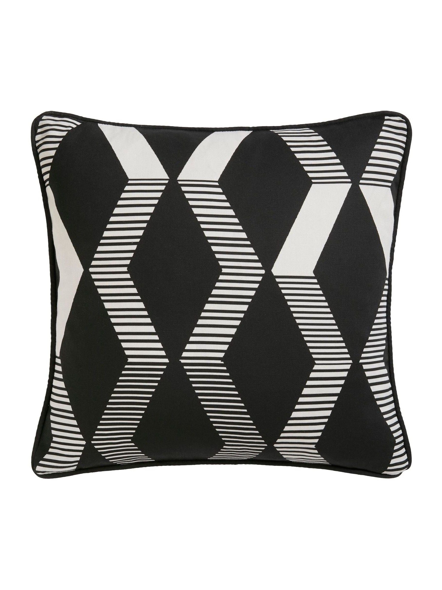 Fusion Black Rico cushion 43cm - British product