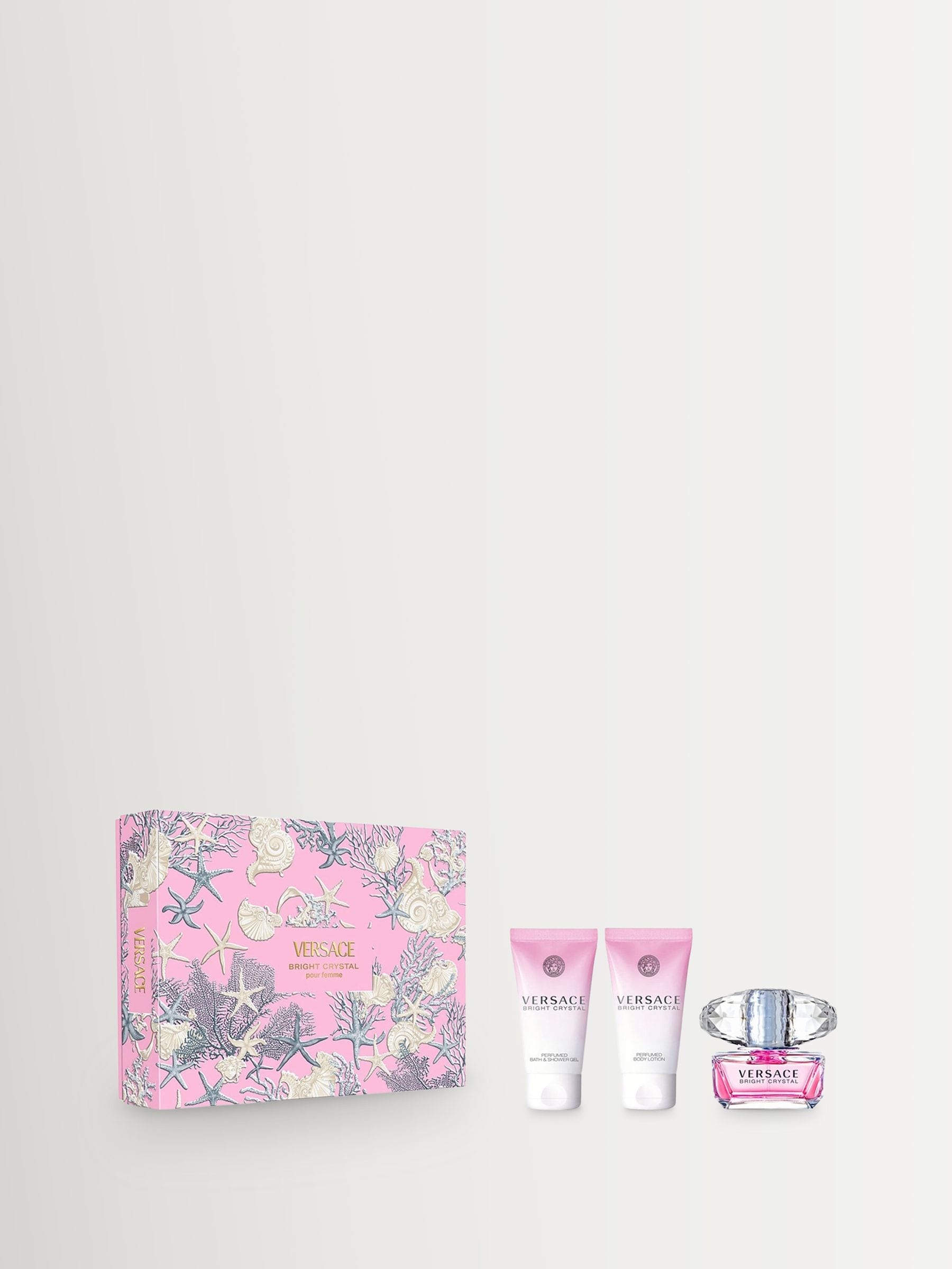 Versace Bright Crystal Eau de Toilette Spring Gift Set 50ml (British brand)