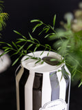 Rockett St George Black White Stripe Poison Can Ornament, imported from the UK