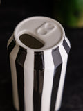 Rockett St George Black White Stripe Poison Can Ornament, imported from the UK