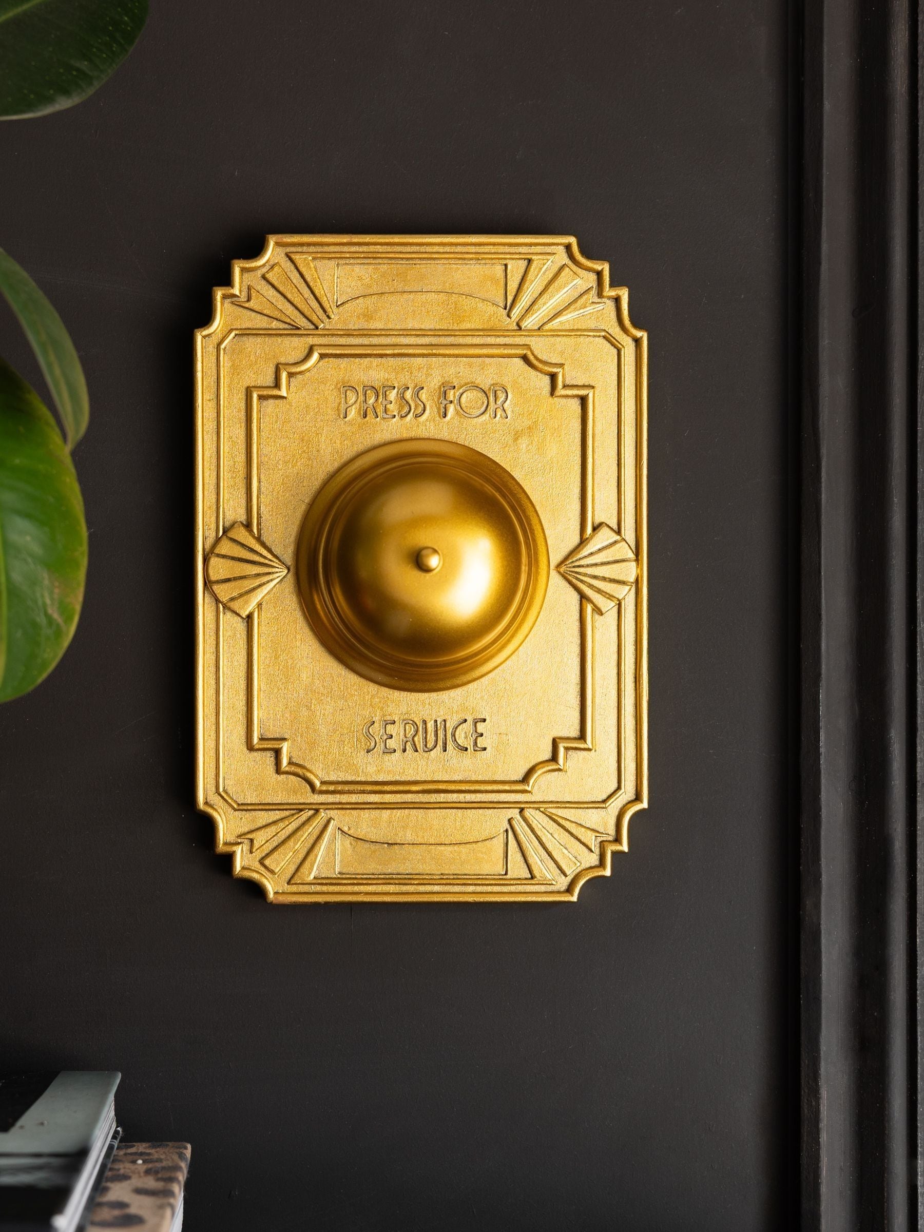 Rockett St George gold ring wall ornament - British product
