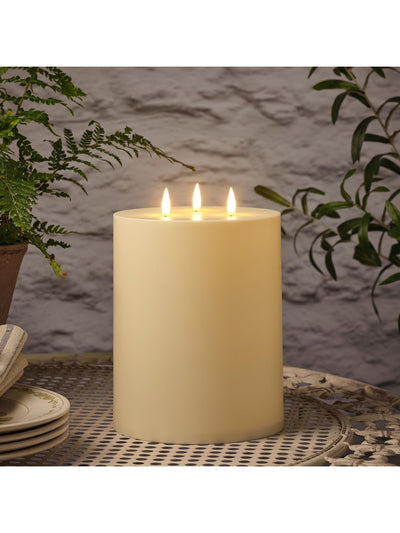 Next Lights4fun Naturlig 20 cm 3 Vek Solar TruGlow Utendørslys - Kjøp online hos McGrocer