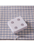 Lights4fun set of 4 natural rechargeable taper candles 25 cm, UK version