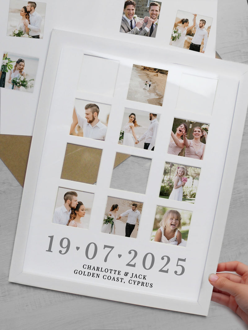 PMC personalised photo frame for 12 photos, UK version