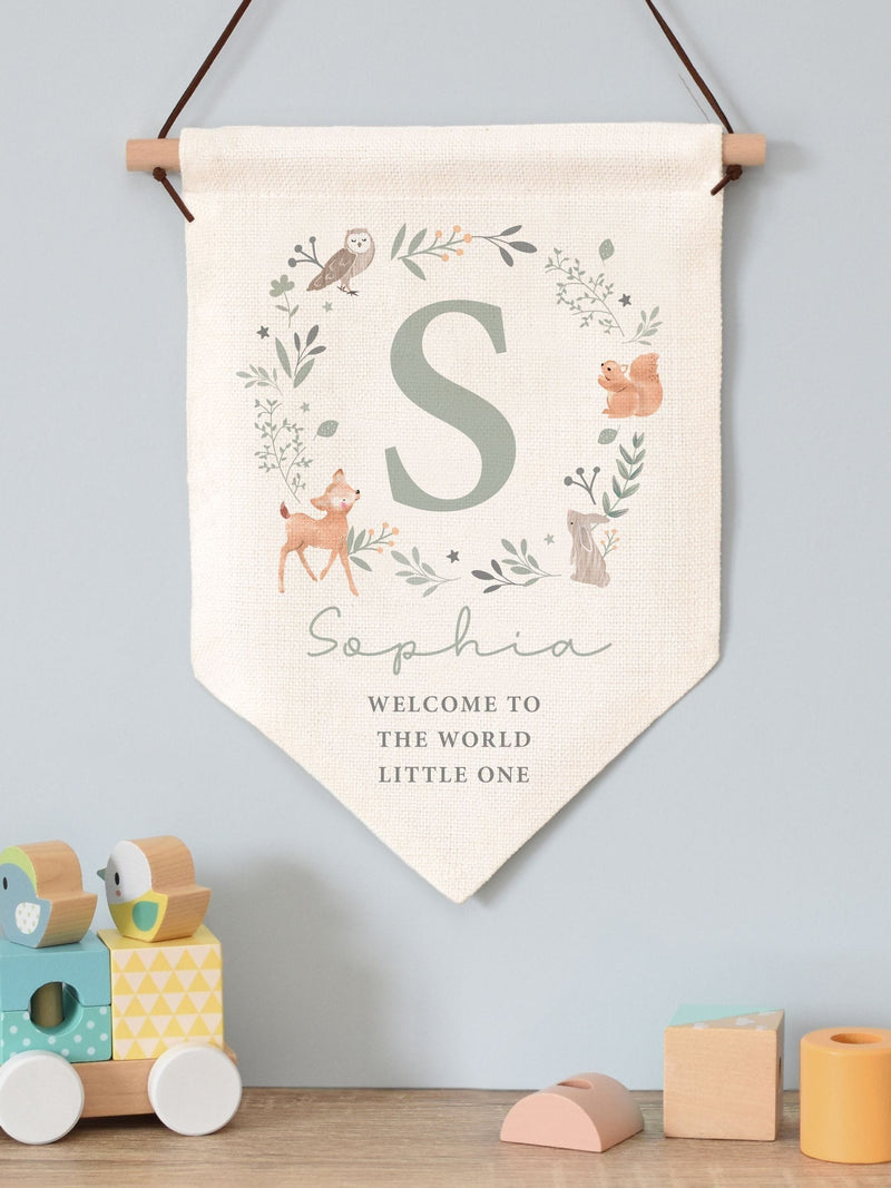PMC Woodland Animal banner 28.5x23 cm, imported from the UK