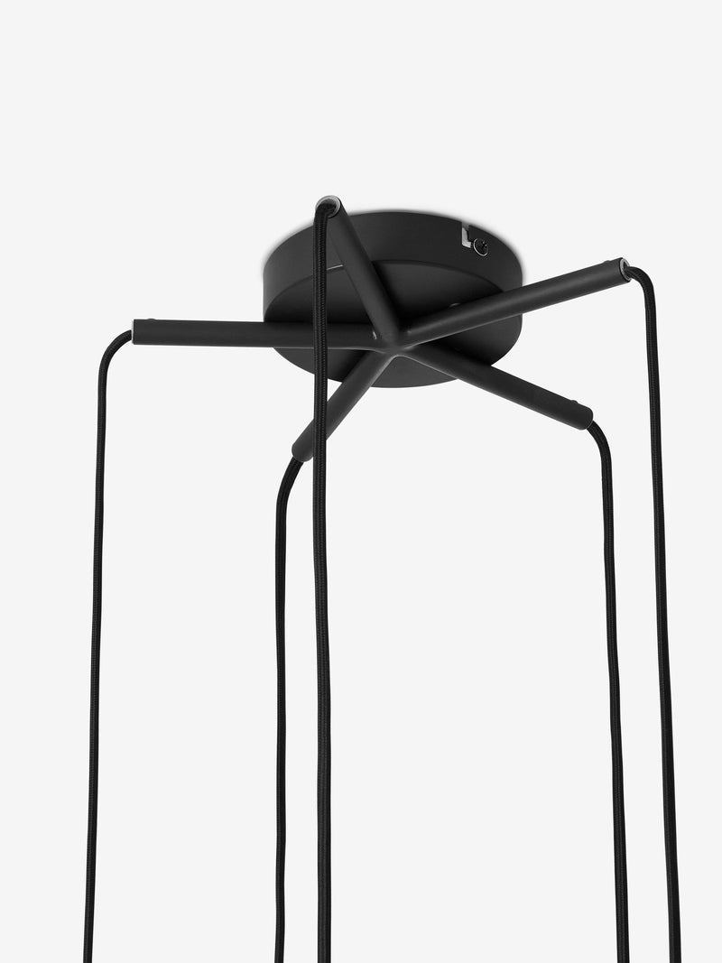 MADE.COM Mika 5 cluster light black champagne, UK version