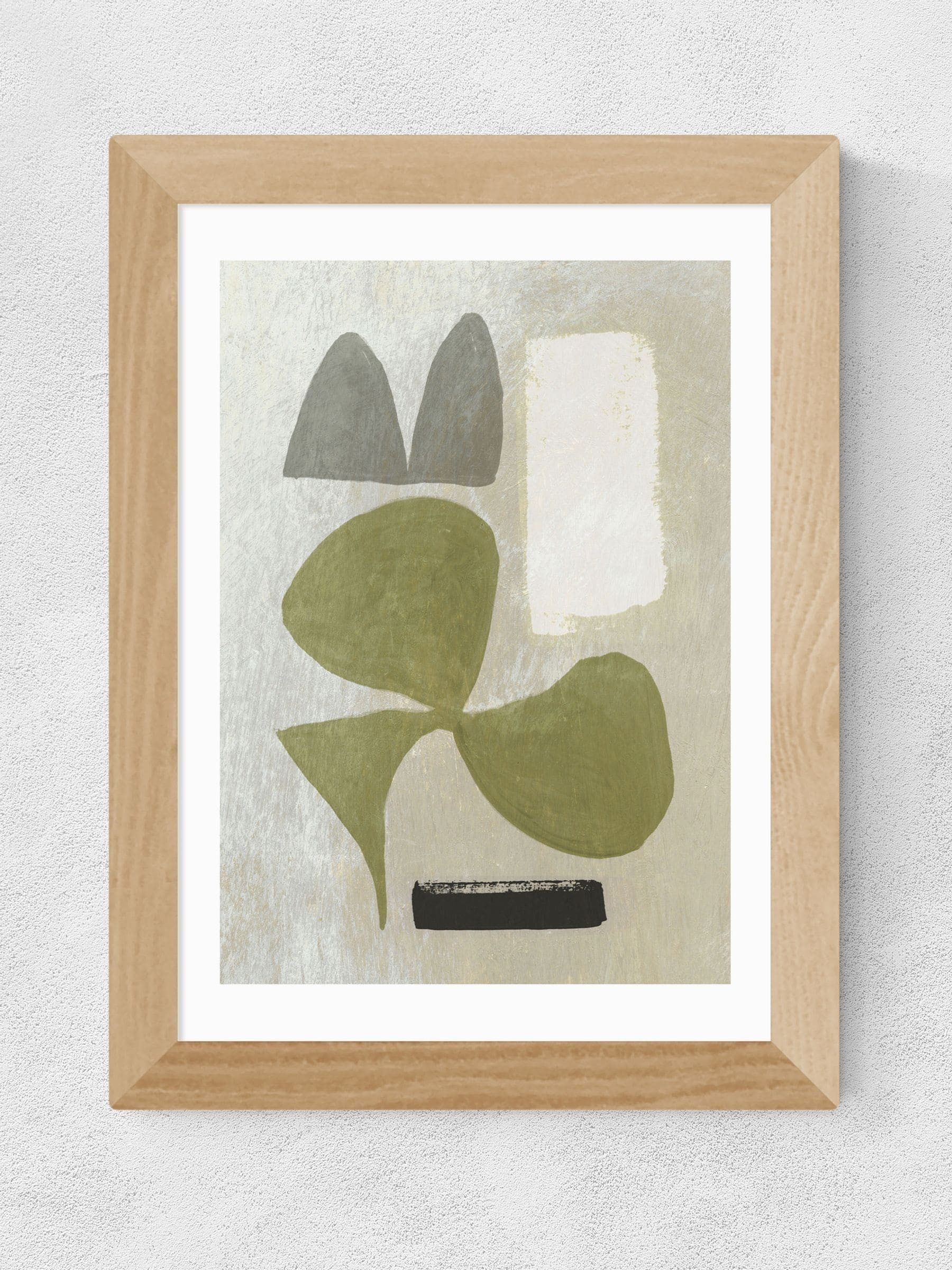 East End Prints Oak Guided Framed Art Print