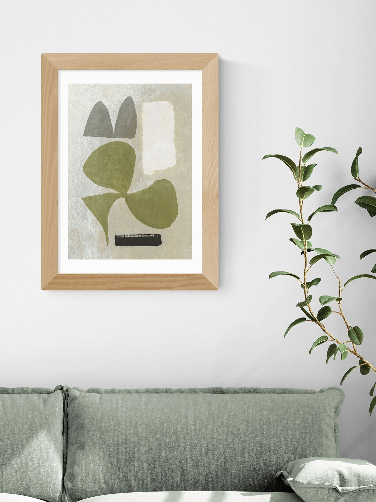 East End Prints Oak Guided Framed Art Print