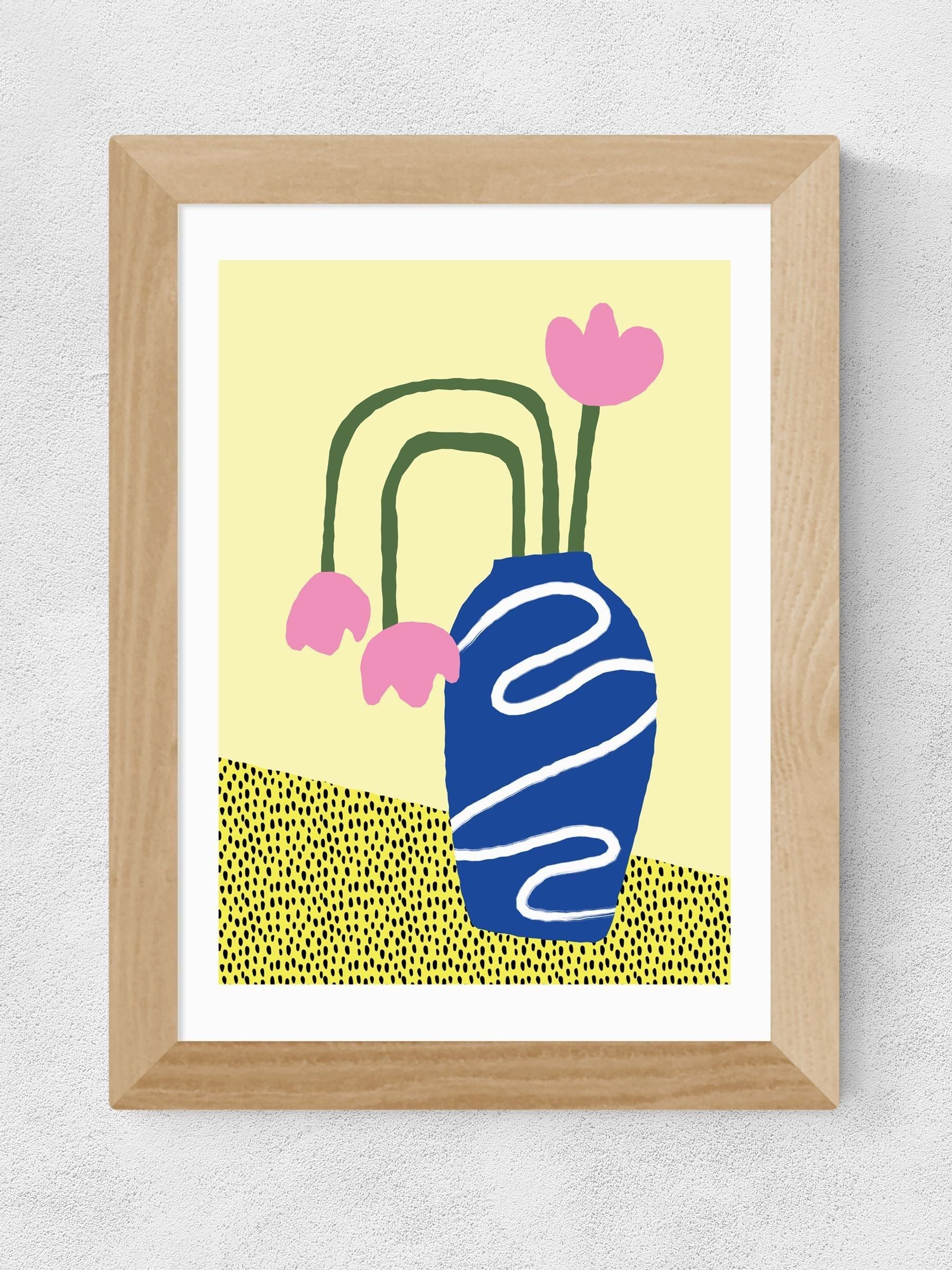 East End Prints art print Oak Wilted Flowers (British brand)