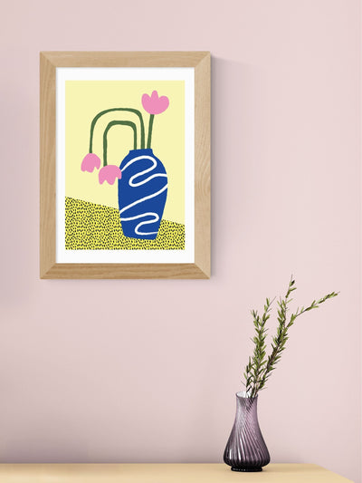 Next East End Prints Oak Wilted Flowers Framed Art Print- Buy online at McGrocer
