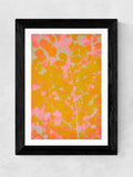 East End Prints Black Colourful Autumn Framed Art Print