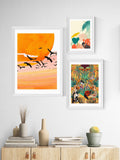 East End Prints tropical framed art print, UK version