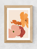 East End Prints Oak Autumn Wildflowers Framed Art Print