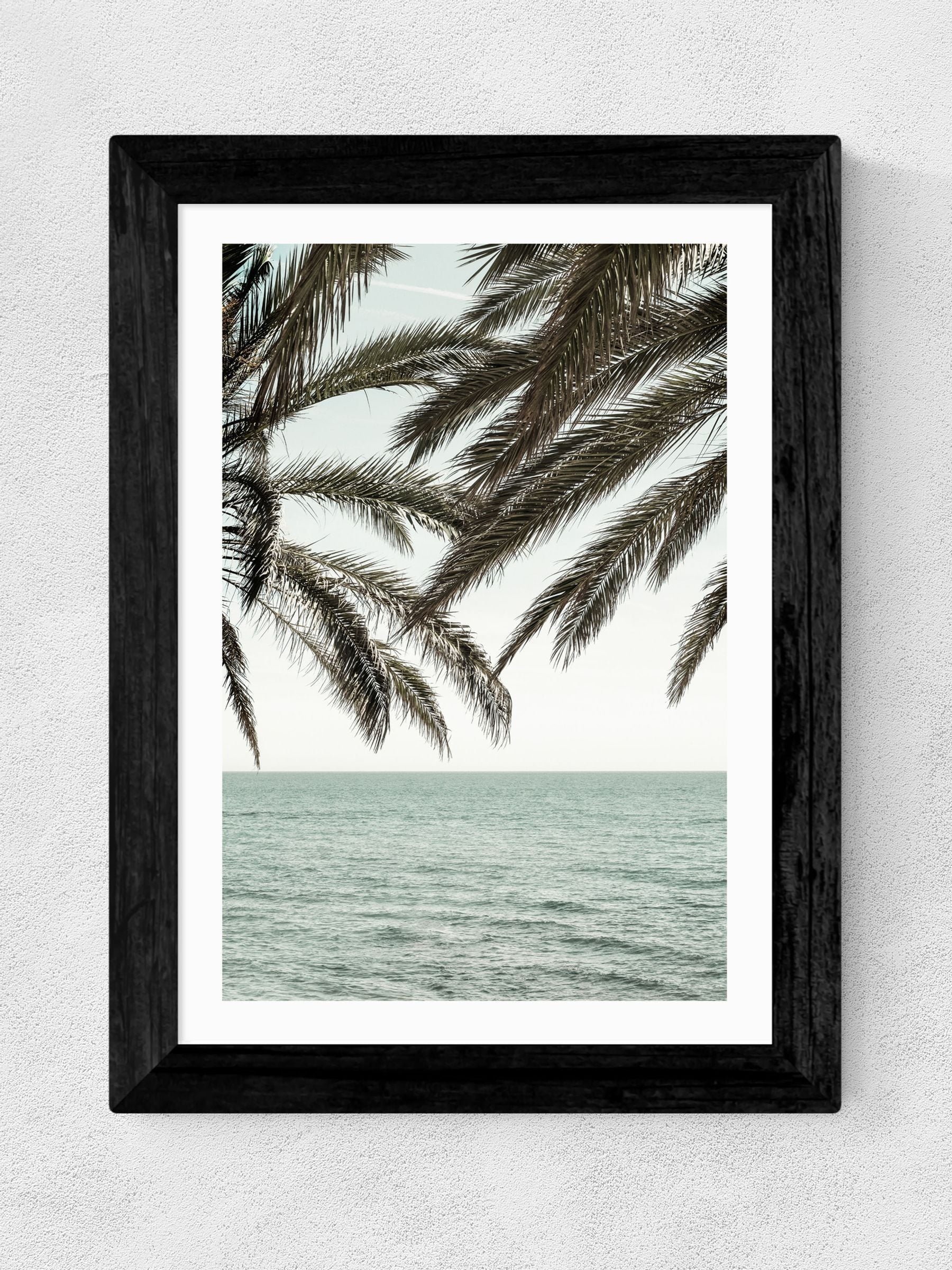 East End Prints Black Solaris 4 framed art print, imported from the UK