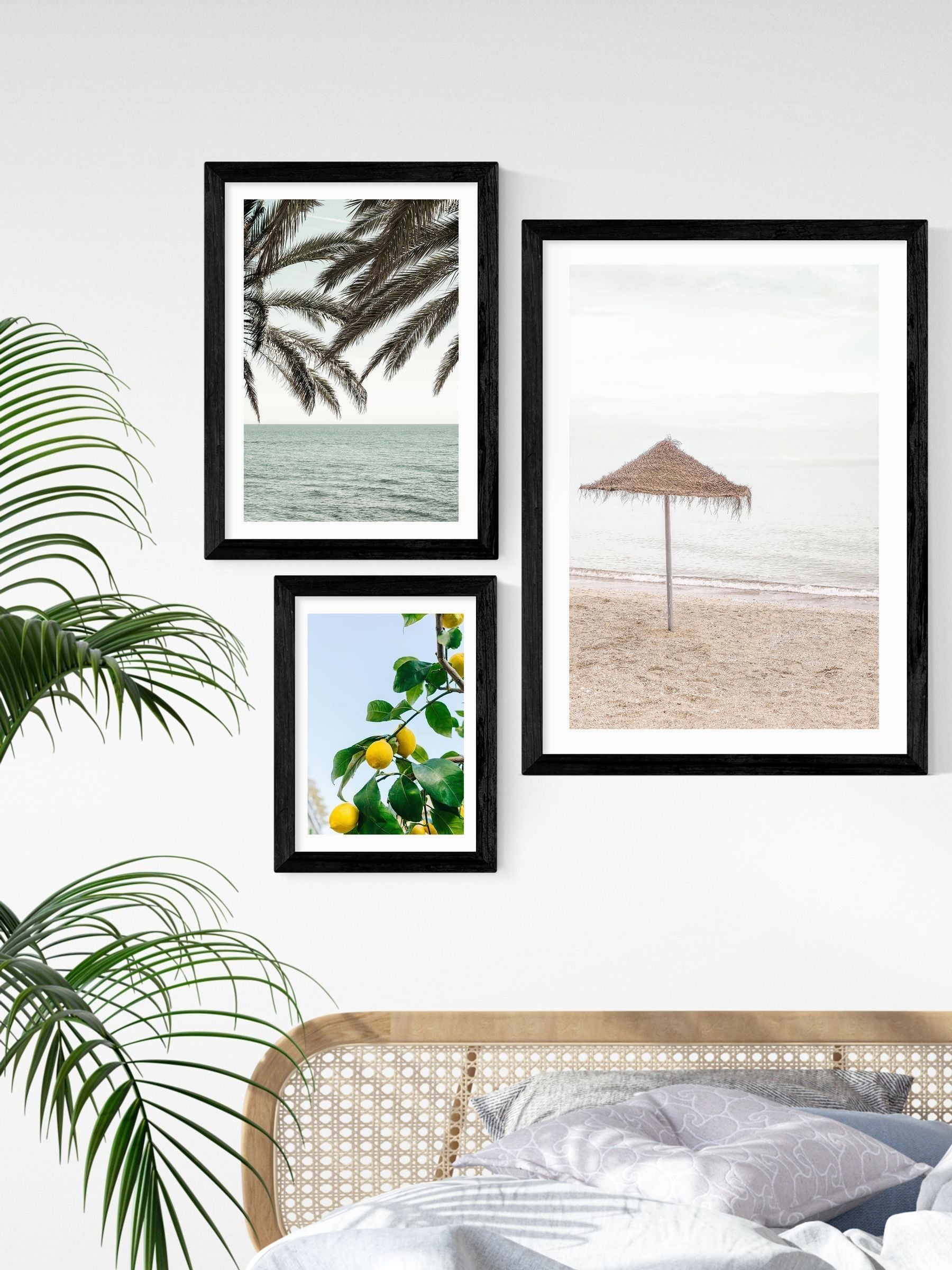 East End Prints Black Solaris 4 framed art print, imported from the UK