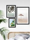 East End Prints Black Solaris 4 framed art print, imported from the UK