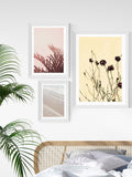 East End Prints White Beach 4 framed art print - British product