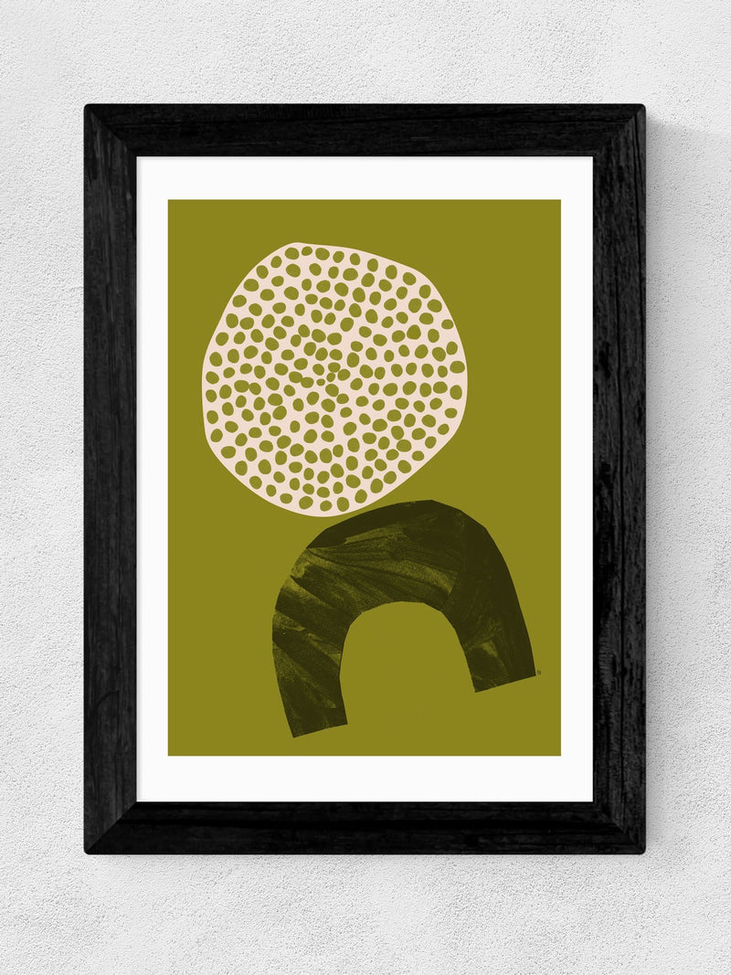 East End Prints Black Raia Framed Art Print