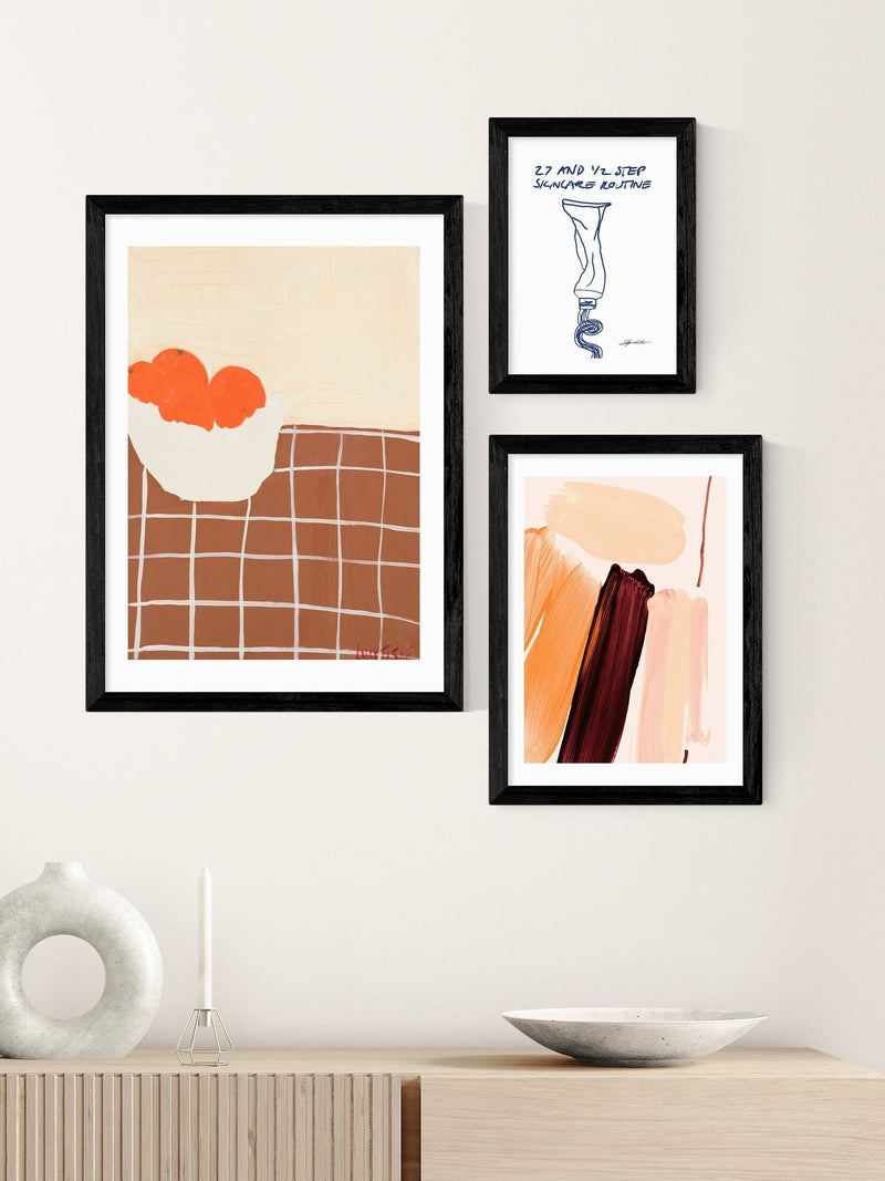 East End Prints Black Oranges Framed Art Print