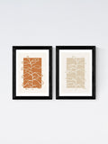 East End Prints black framed botany art print set - British product