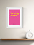 East End Prints White Dancing Queen framed art print - British product