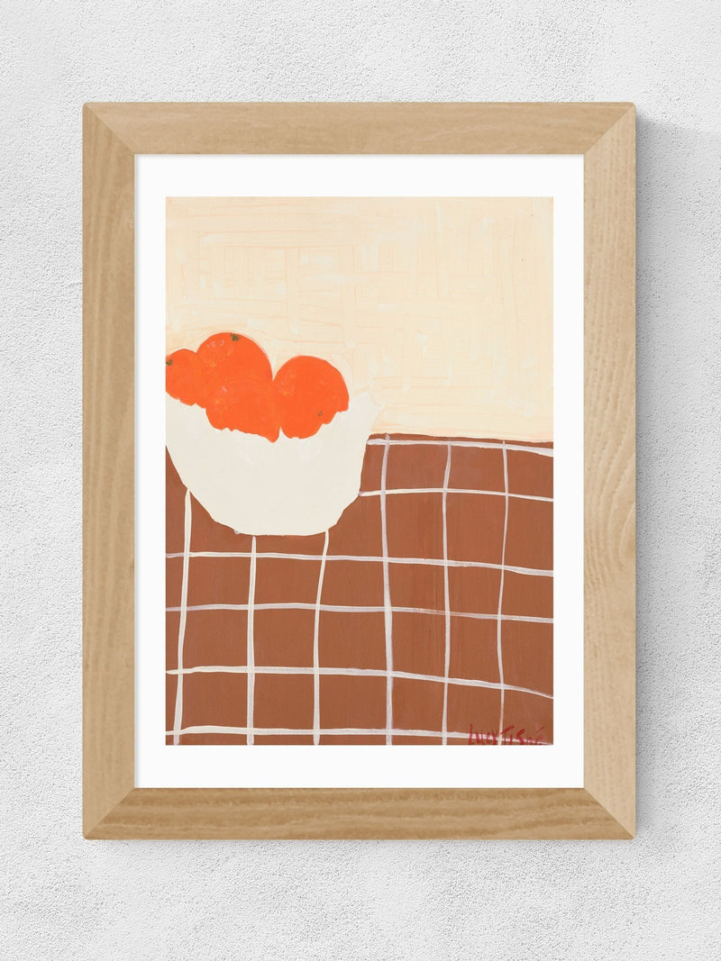 East End Prints framed art print Oak Oranges, UK version