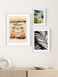 East End Prints White Tropical Serenade framed art print - British product