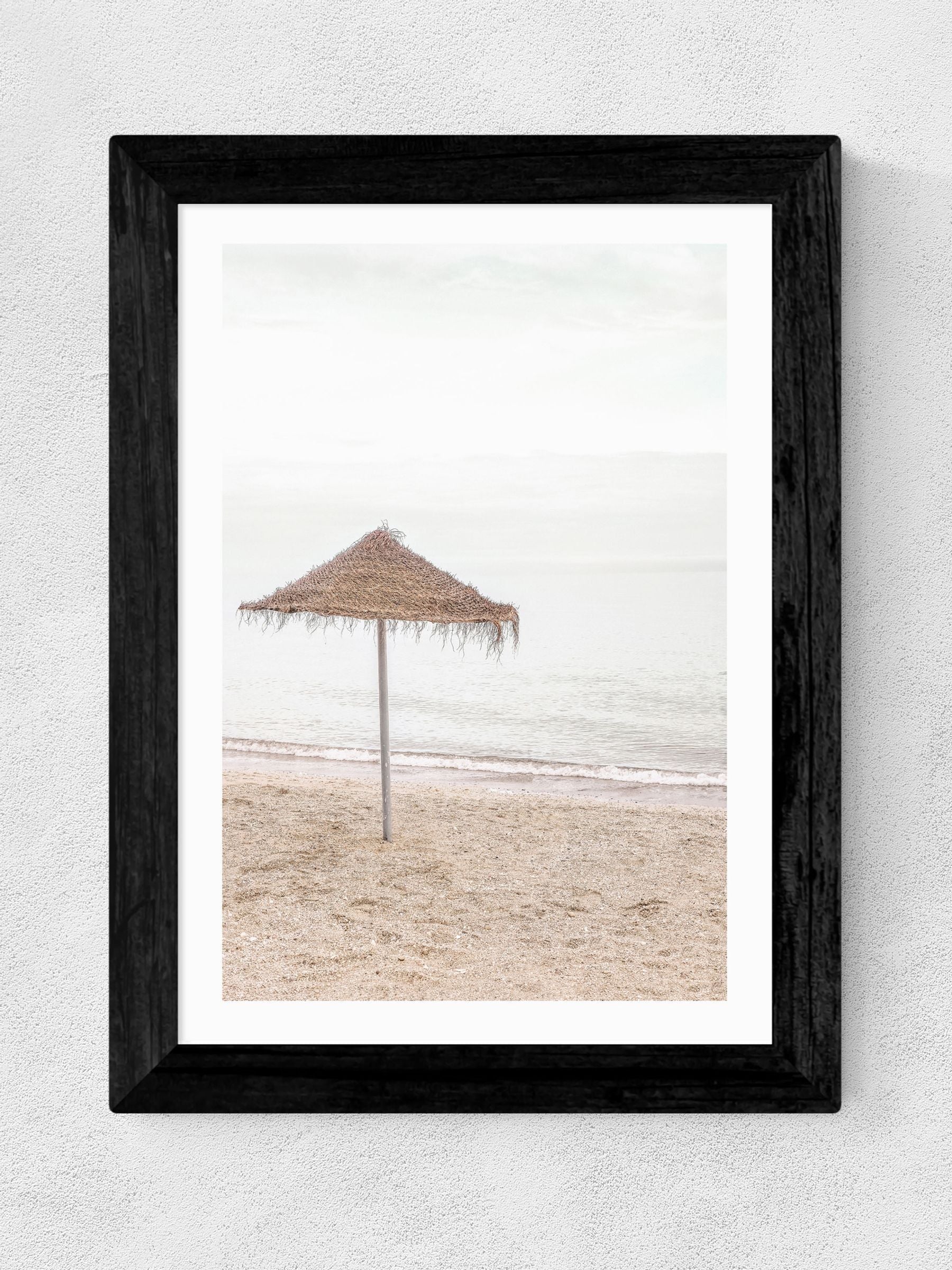 East End Prints Black Solaris 6 Framed Art Print