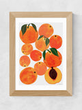 East End Prints Oak Peaches Framed Art Print