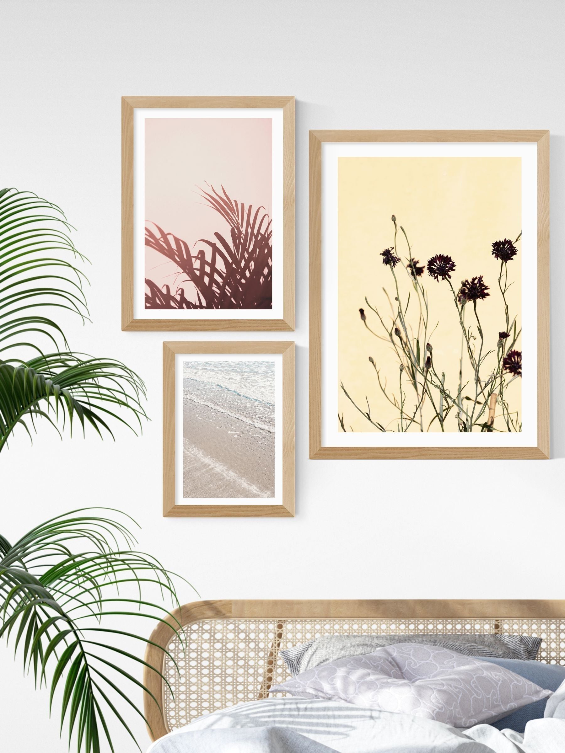 East End Prints Oak Withered Flowers Framed Art Print