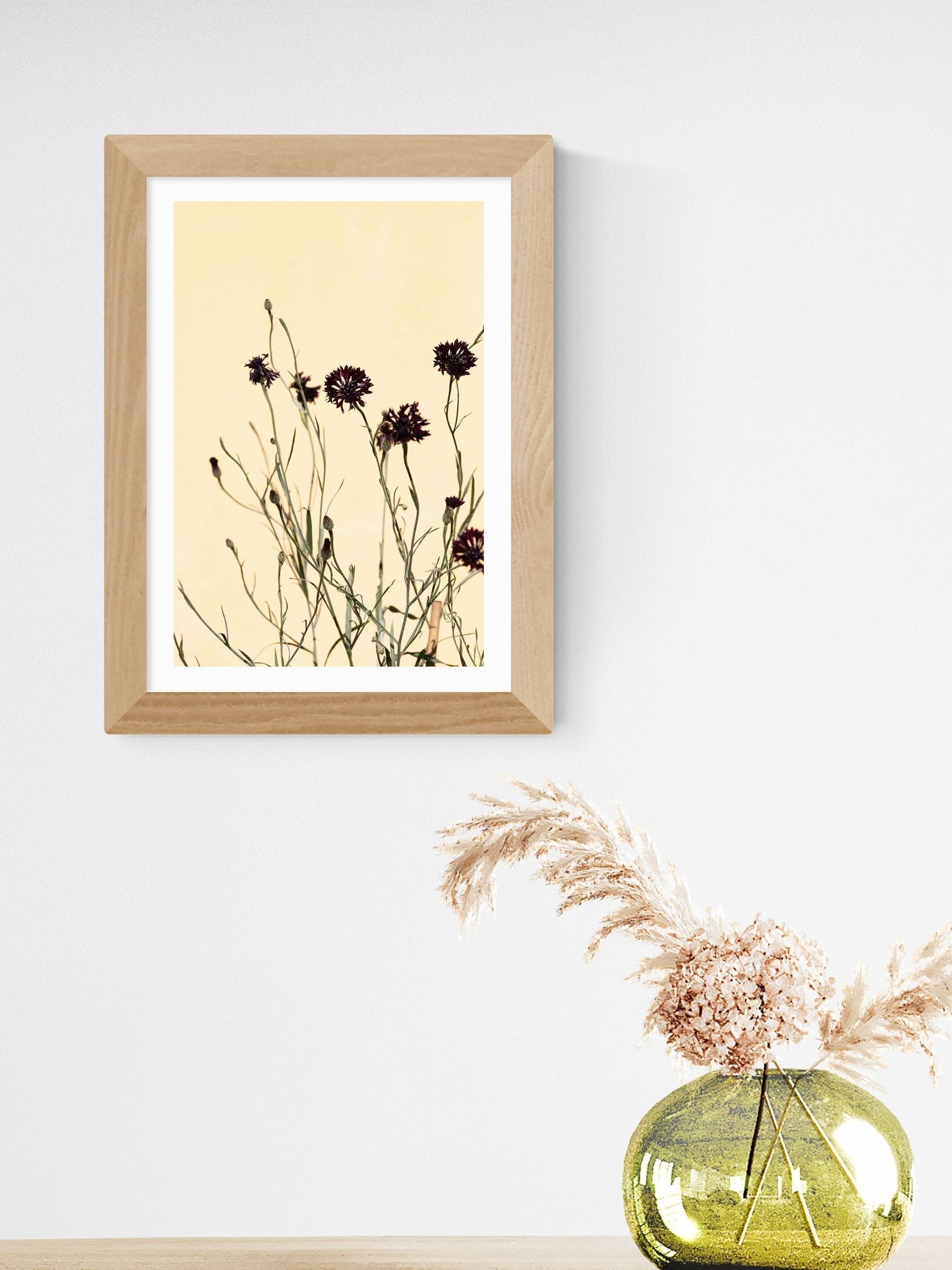 East End Prints Oak Withered Flowers Framed Art Print