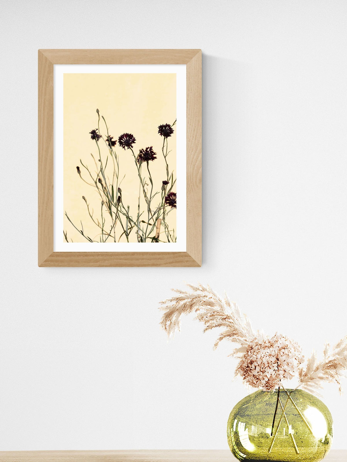 East End Prints Oak Withered Flowers Framed Art Print