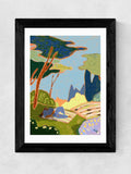East End Prints Black Forever Holiday Framed Art Print