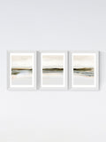 East End Prints White Orkney Triptych framed art print - British product