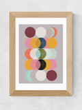 East End Prints Oak Moods and Moons framed art print - British product