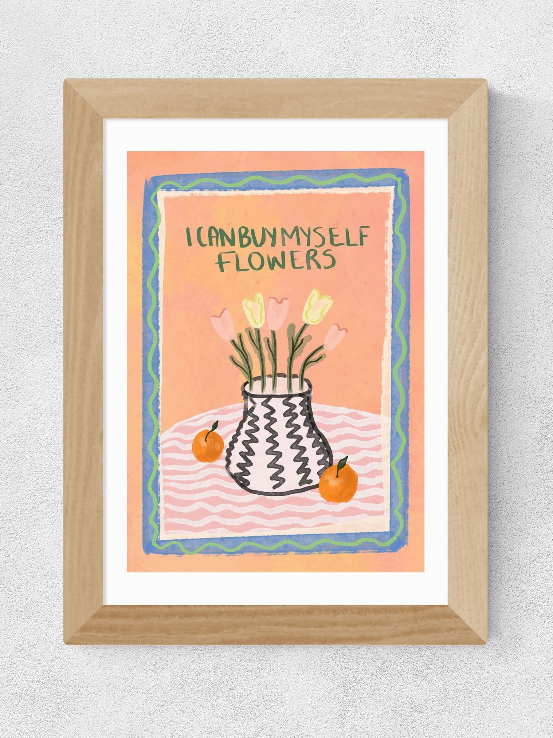 East End Prints motivational framed art print - British product