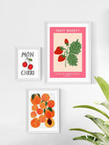 East End Prints White Islington Farmers Market Framed Art Print