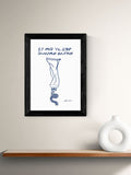 East End Prints framed skincare art print, imported from the UK