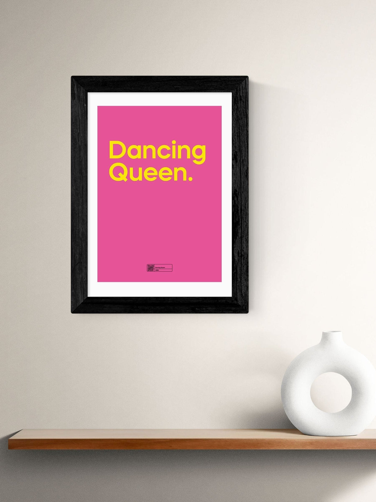 East End Prints Black Dancing Queen Framed Art Print