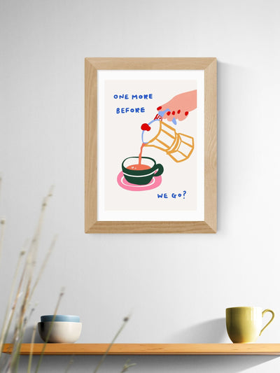 Next East End Prints Oak One More Framed Art Print- Buy online at McGrocer
