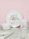 Personalised Tatty Teddy Animal Plastic Breakfast Set by PMC